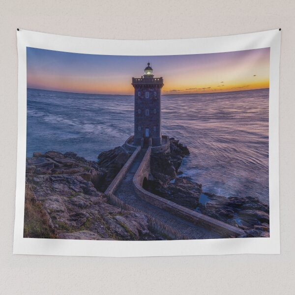 Item preview, Sunset at Kermorvan Lighthouse designed and sold by Gerard Fornarotto.