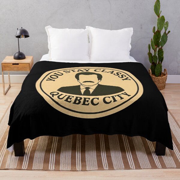 Item preview, Anchorman Inspired Retro Canada Print: Quebec City designed and sold by PinUpPizzazz.