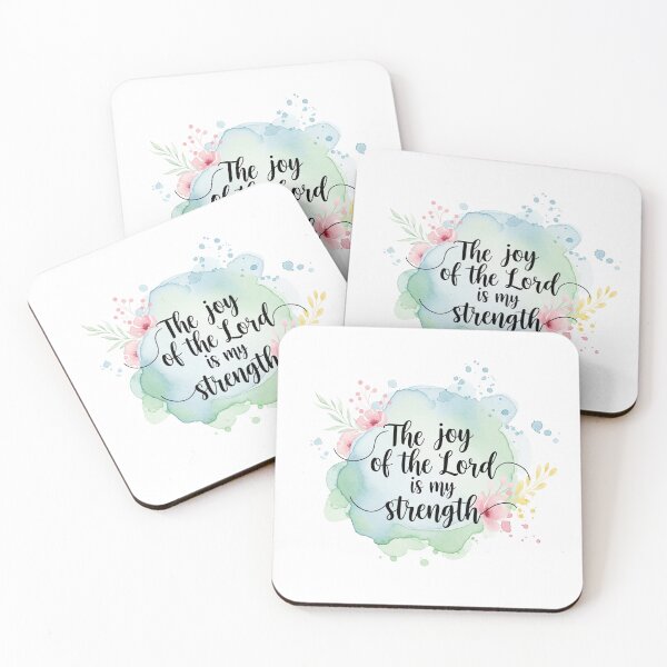Item preview,  The Joy of the Lord Is My Strength Nehemiah 8:10 Christian Inspirational Bible Verse Design designed and sold by Gahyl7.
