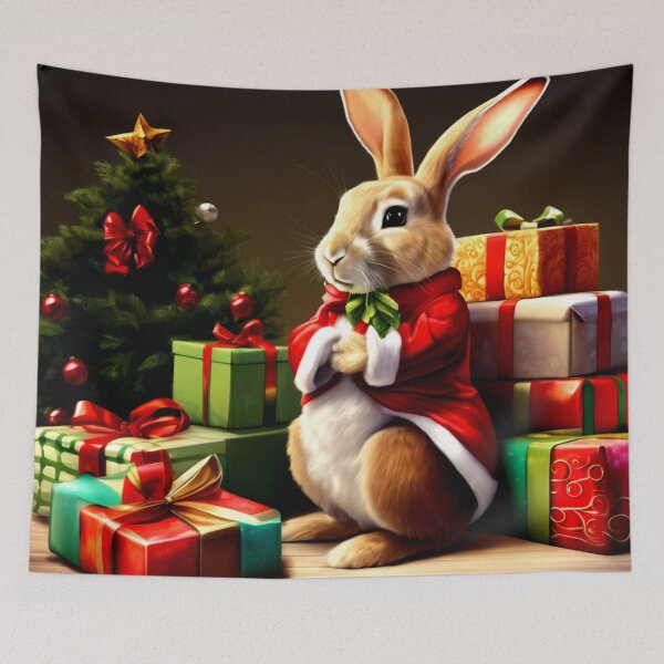 Item preview, Rabbit Sitting on Presents designed and sold by Zofia Sosnecka.