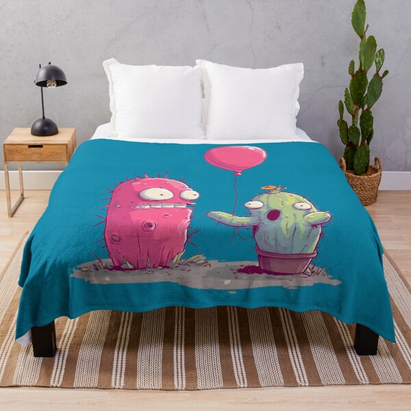 Item preview, Cactus and Balloon – Funny Cartoon Illustration designed and sold by Meiersbeste.