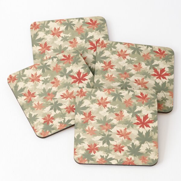 Item preview, Light Camouflage Green Maple Leaf Fall Foliage Vermont Maple designed and sold by LeafPrints.