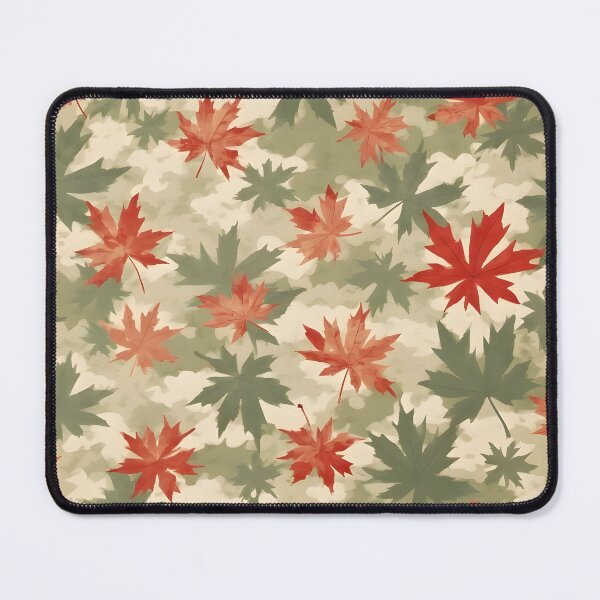 Item preview, Light Camouflage Green Maple Leaf Fall Foliage Vermont Maple designed and sold by LeafPrints.