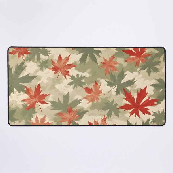 Item preview, Light Camouflage Green Maple Leaf Fall Foliage Vermont Maple designed and sold by LeafPrints.