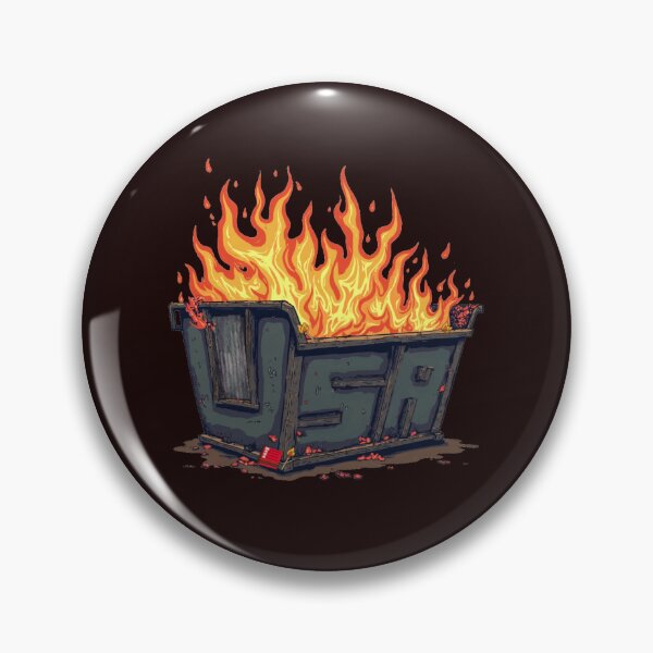 Item preview, USA Dumpster Fire, Courtesy of MAGA designed and sold by ParadisePalace.