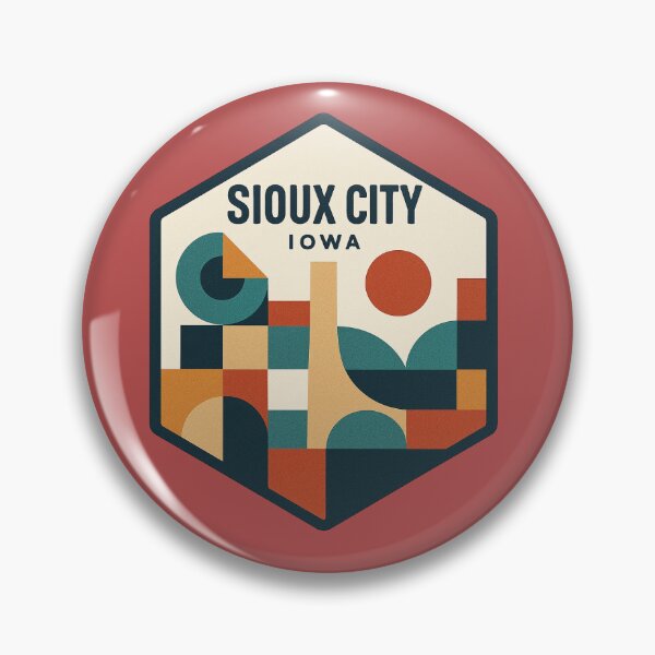 Item preview, Sioux City Iowa  designed and sold by Broken Antler Designs .
