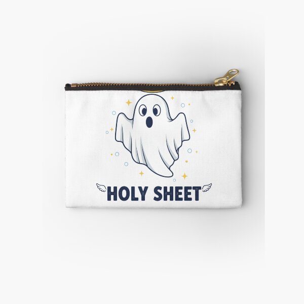 Item preview, HOLY SHEET: Halloween Ghost and Halo designed and sold by BLVD DESIGNS.