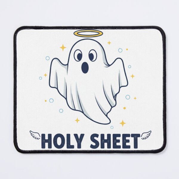 Item preview, HOLY SHEET: Halloween Ghost and Halo designed and sold by BLVD DESIGNS.