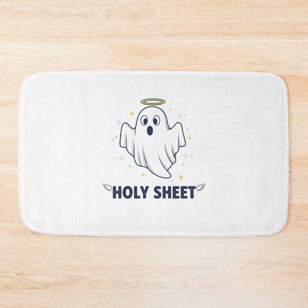 Item preview, HOLY SHEET: Halloween Ghost and Halo designed and sold by BLVD DESIGNS.