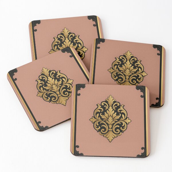 Item preview, Mauve & Gold-Black Antiqued Baroque designed and sold by DesignsByPrnces.
