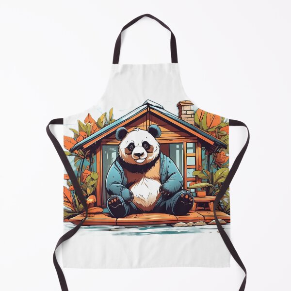 Item preview, panda in a summer house designed and sold by Karaz's Animal Kingdom.