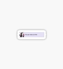 This user mains Juri Han Sticker
