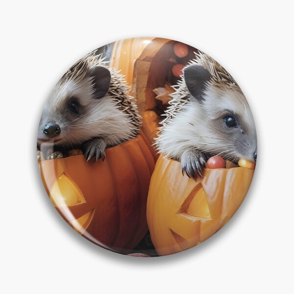 Item preview, Spiky Halloween: Hedgehogs, Pumpkins, Candy, Oh My!  designed and sold by ACuriousshoppe.
