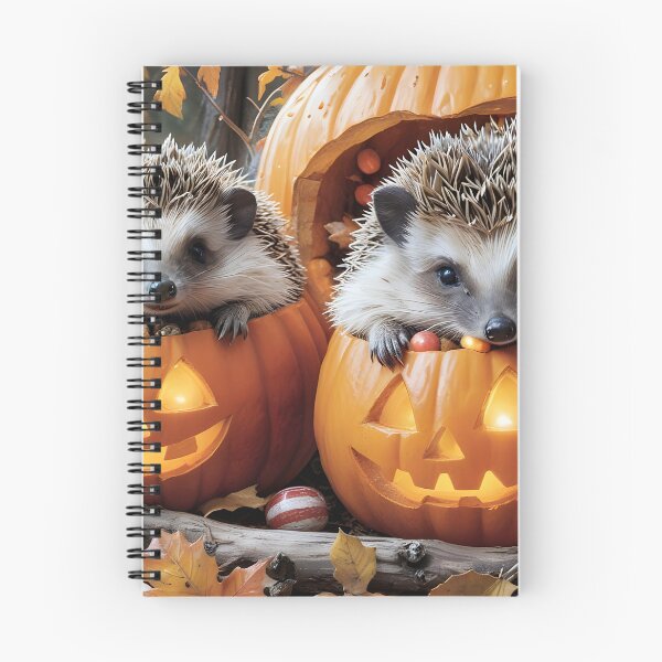 Item preview, Spiky Halloween: Hedgehogs, Pumpkins, Candy, Oh My!  designed and sold by ACuriousshoppe.