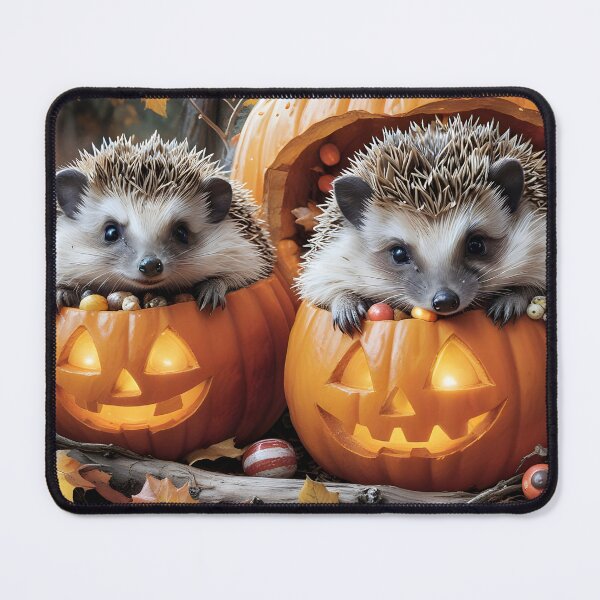 Item preview, Spiky Halloween: Hedgehogs, Pumpkins, Candy, Oh My!  designed and sold by ACuriousshoppe.
