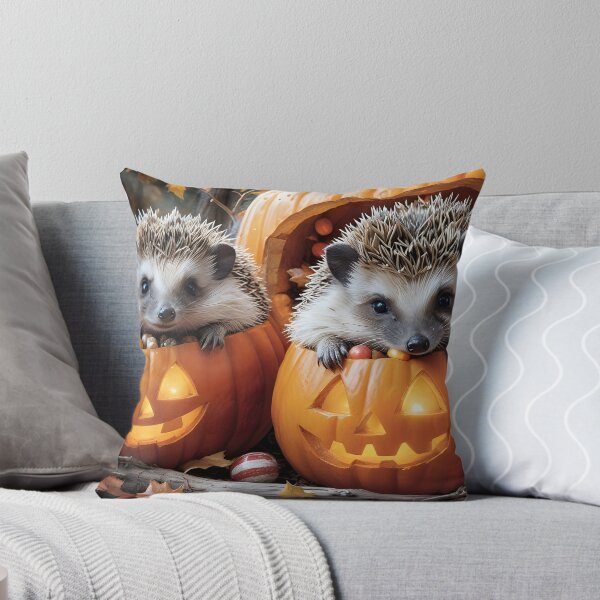 Item preview, Spiky Halloween: Hedgehogs, Pumpkins, Candy, Oh My!  designed and sold by ACuriousshoppe.