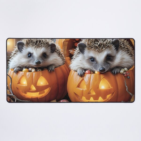 Item preview, Spiky Halloween: Hedgehogs, Pumpkins, Candy, Oh My! designed and sold by ACuriousshoppe.