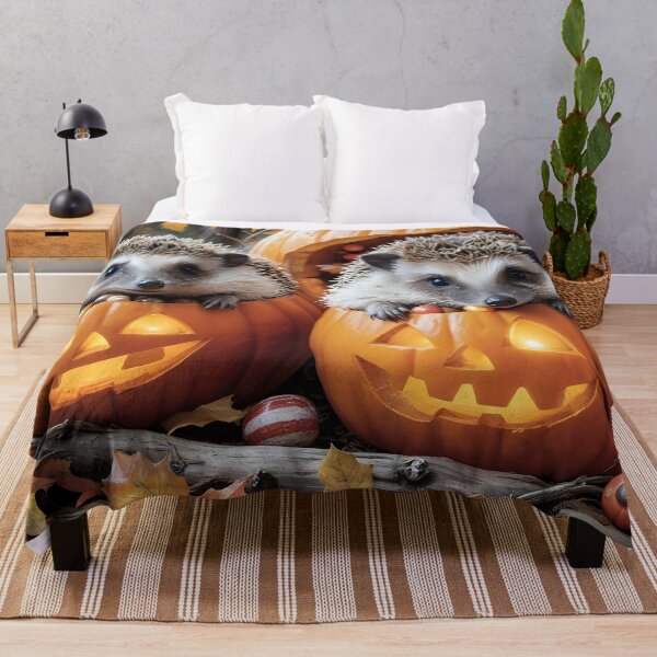 Item preview, Spiky Halloween: Hedgehogs, Pumpkins, Candy, Oh My!  designed and sold by ACuriousshoppe.