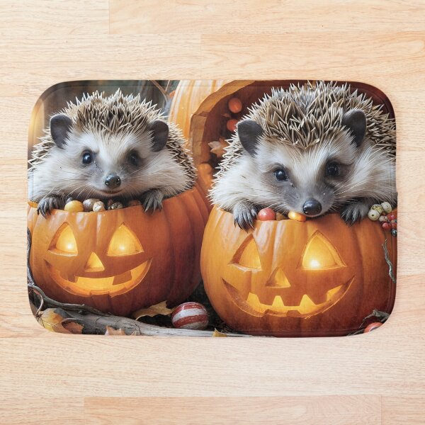 Item preview, Spiky Halloween: Hedgehogs, Pumpkins, Candy, Oh My!  designed and sold by ACuriousshoppe.