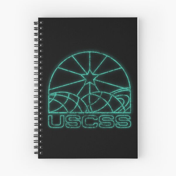 Item preview, Logotipo alienígena del USCSS en neón desgastado designed and sold by Power Up Prints.
