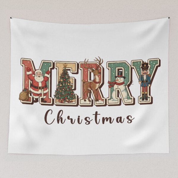 Item preview, Vintage MERRY Christmas Holiday Toys designed and sold by Drip stamp.
