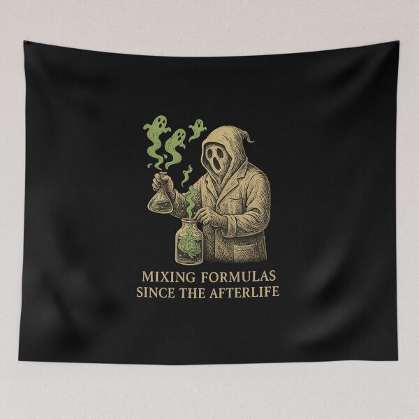 Item preview, Ghost Chemist – Brewing the Afterlife designed and sold by Meandmyshop.
