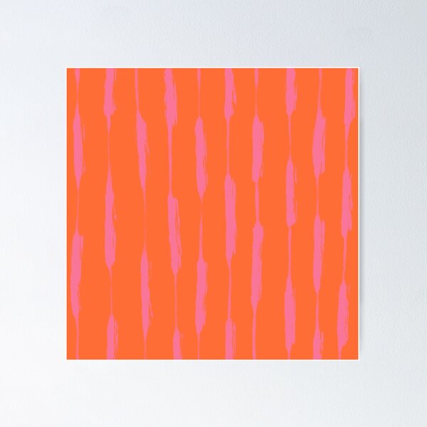 Item preview, Inked Stripes Pink and Orange designed and sold by LAEC-Shop.