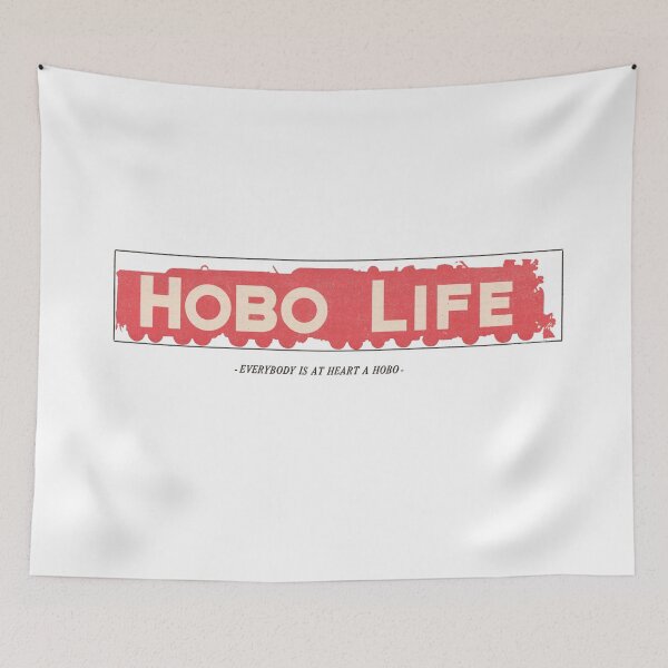 Item preview, Vintage Hobo Life - Everybody Is At Heart A Hobo designed and sold by QuayTradingCo.