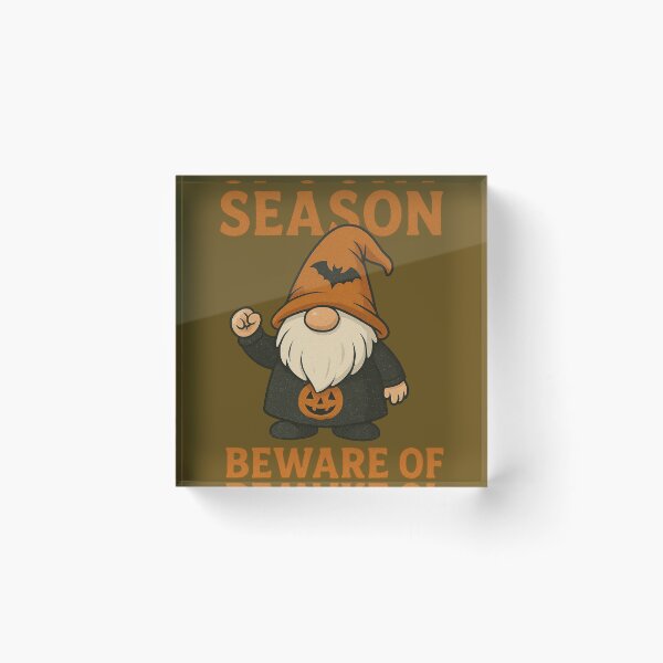 Item preview, Spooky Season Beware of the Gonk | Funny Halloween Gnome Design designed and sold by BoxaroundJacks.