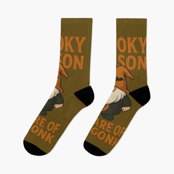 Item preview, Spooky Season Beware of the Gonk | Funny Halloween Gnome Design designed and sold by BoxaroundJacks.