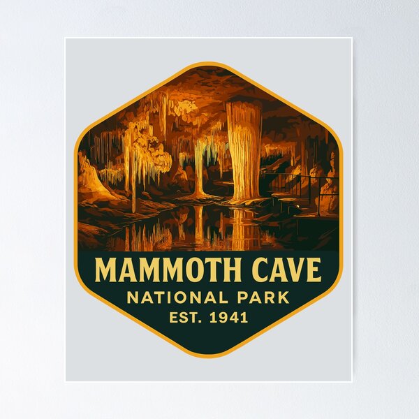 Item preview, Mammoth Cave National Park Kentucky Sticker designed and sold by Ismeal Von.