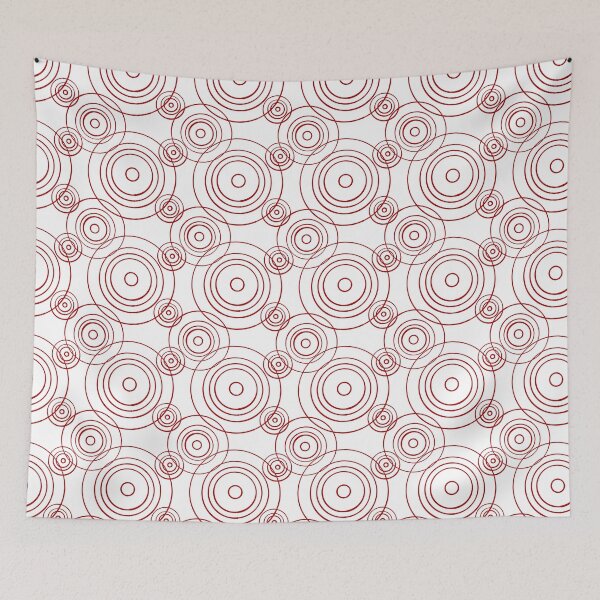 Item preview, Rain Ripples in Red designed and sold by LAEC-Shop.