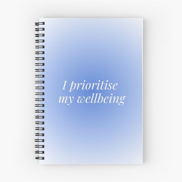 Item preview, I prioritise my well being Affirmation Poster designed and sold by Georgia Ray.