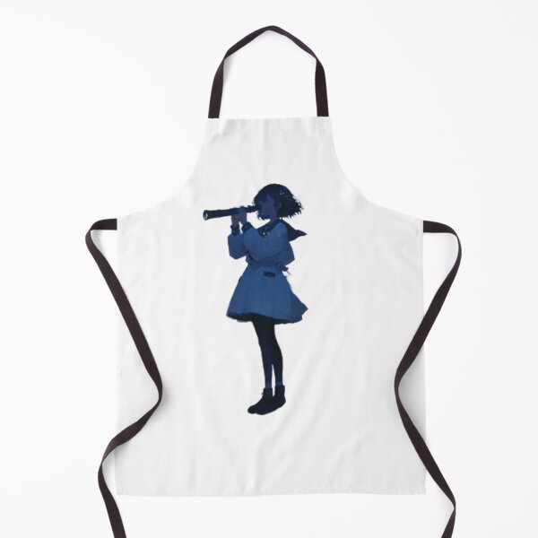 Item preview, Anime girl holding a telescope designed and sold by UniqueArtsOnly.