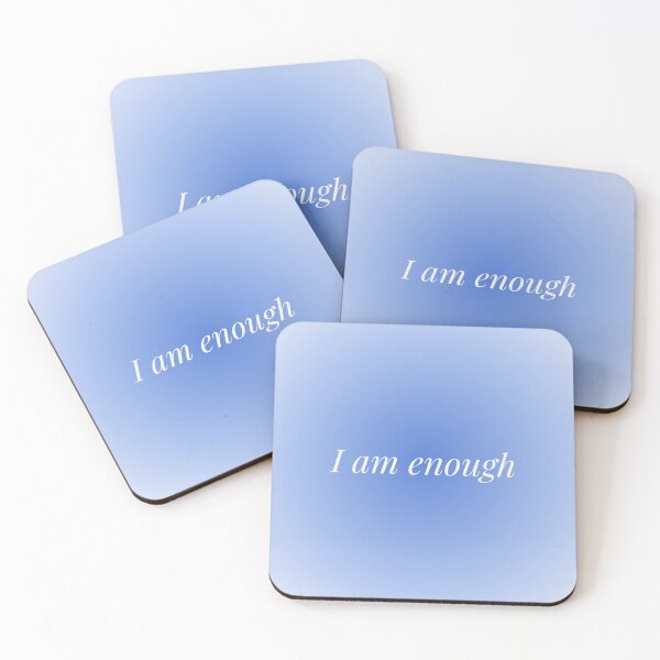 Item preview, I am enough Affirmation Poster designed and sold by Georgia Ray.