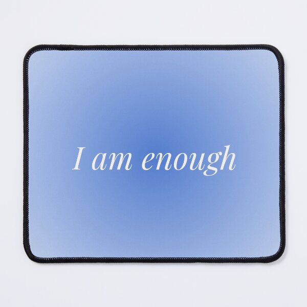 Item preview, I am enough Affirmation Poster designed and sold by Georgia Ray.