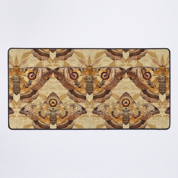 Item preview, Vintage Golden Polyphemus Moth Wallpaper designed and sold by LabMandala.