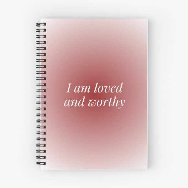 Item preview, I am loved and worthy Affirmation Poster designed and sold by Georgia Ray.