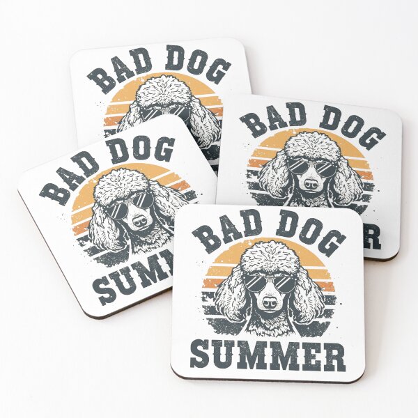 Item preview, Bad Dog Summer - Poodle designed and sold by kiwioffcuts.