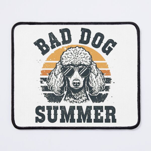 Item preview, Bad Dog Summer - Poodle designed and sold by kiwioffcuts.