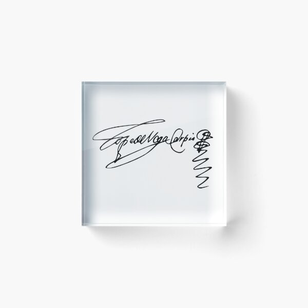 Item preview, Signature of Lope de Vega y Carpio designed and sold by Filologica.