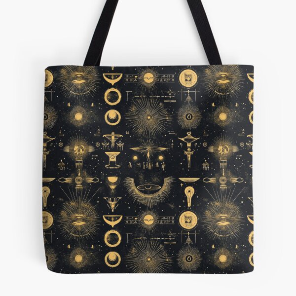 Item preview, Egyptian Ancient Glyphs Celestial Pattern designed and sold by LabMandala.