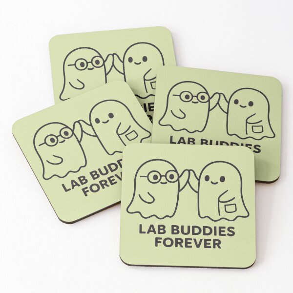 Item preview, Ghost Scientist Duo – Lab Buddies Forever designed and sold by Meandmyshop.