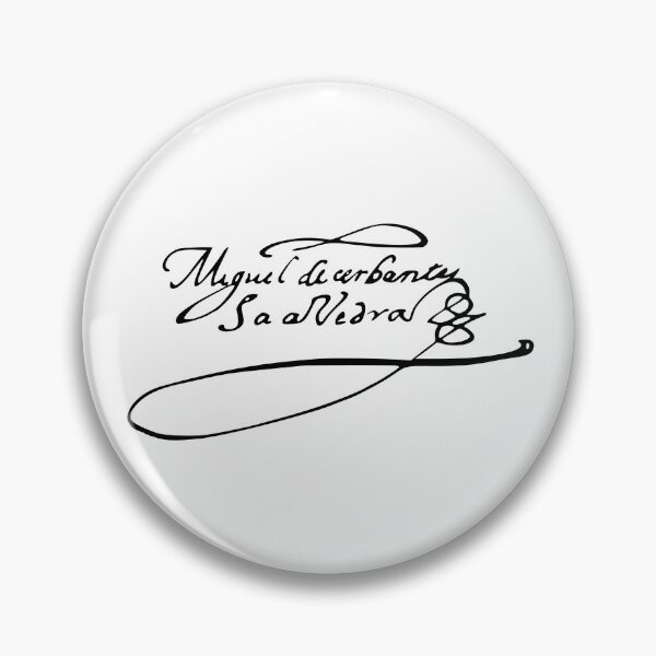 Item preview, Signature of Miguel de Cervantes designed and sold by Filologica.