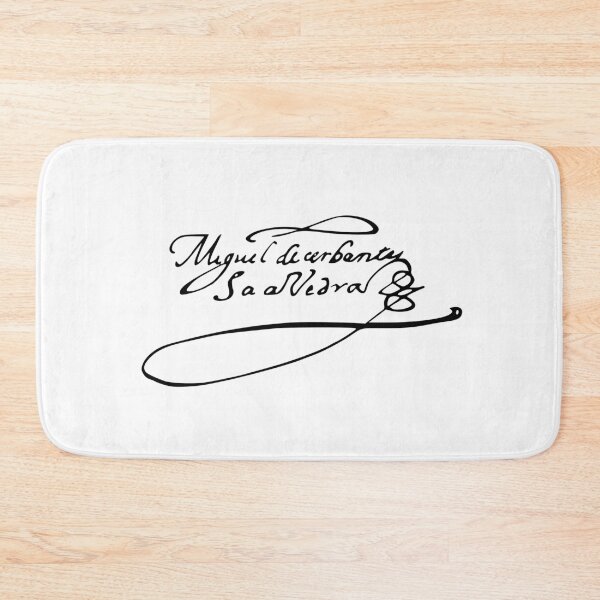 Item preview, Signature of Miguel de Cervantes designed and sold by Filologica.