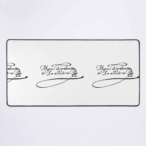 Item preview, Signature of Miguel de Cervantes designed and sold by Filologica.