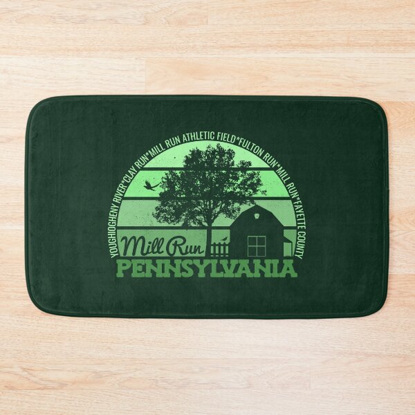 Item preview, Mill Run Pennsylvania Sunset Retro Vintage Local Pride Logo designed and sold by CRHPOD20.