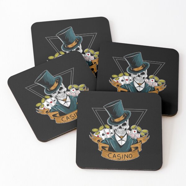 Item preview, Casino Gambler Skull designed and sold by Joncasmiart.
