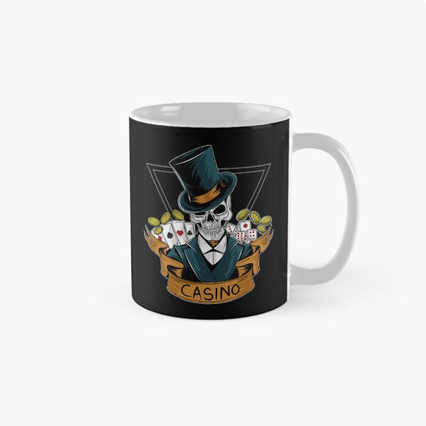 Item preview, Casino Gambler Skull designed and sold by Joncasmiart.