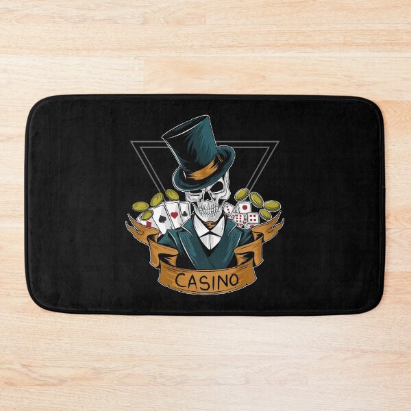 Item preview, Casino Gambler Skull designed and sold by Joncasmiart.